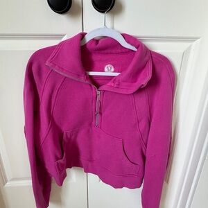 lululemon athletica scuba Half-Zip sweatshirt